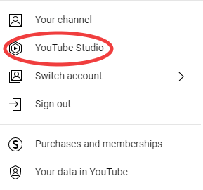 youtube studio